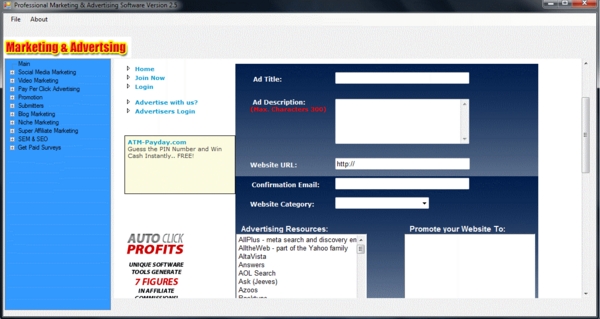 Product picture Web Promotion Software (Free Resale Rights)